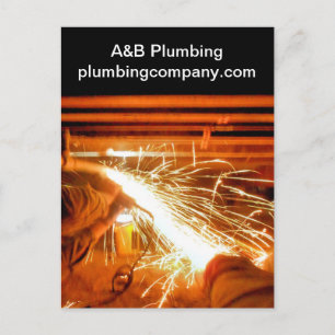 Plumbing Sparks Original Postcard