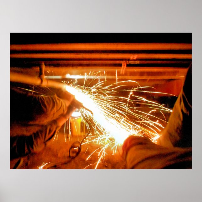 Plumbing Sparks Original Poster (Front)