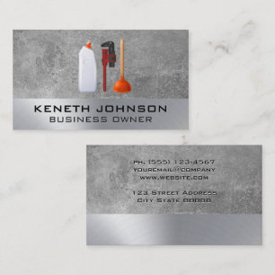 Plumbing Tools and Services Business Card