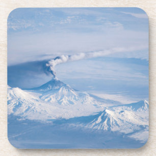 Plume Emanating From Kliuchevskoi Volcano. Coaster