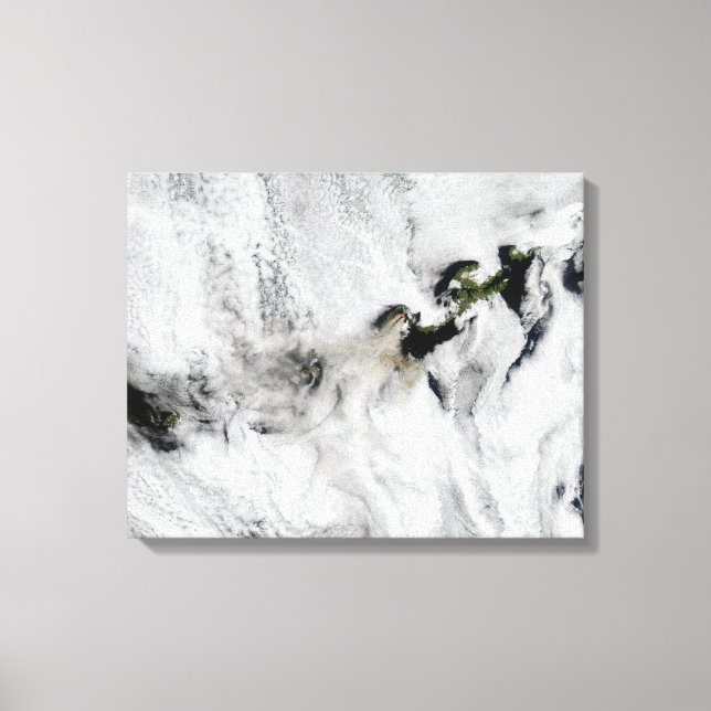 Plume from Okmok Volcano, Aleutian Islands 2 Canvas Print (Front)