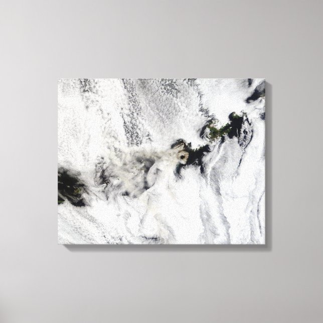 Plume from Okmok Volcano, Aleutian Islands Canvas Print (Front)