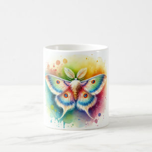 Plume Moth 310824AREF103 - Watercolor Coffee Mug