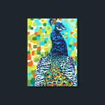 Plumed Peacock II Canvas Print<br><div class="desc">Animals</div>