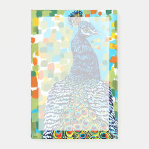 Plumed Peacock II Post-it Notes
