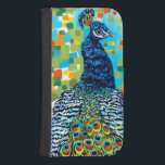Plumed Peacock II Samsung S4 Wallet Case<br><div class="desc">Animals</div>
