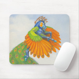 Plumed Pegasus Mouse Pad