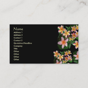 Plumeria Business Card