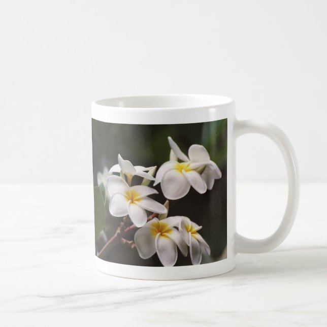 plumeria coffee mug (Right)