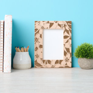 Plumeria Etched Frames