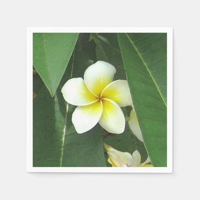 Plumeria Extreme Napkin (Front)