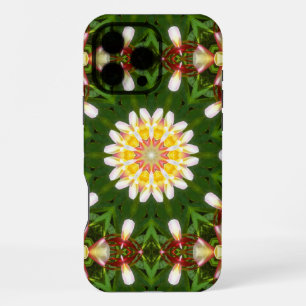 Plumeria Flower Mandala with Tropical Symmetry iPhone 16 Pro Max Case