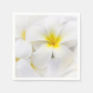 Plumeria Flowers Hawaiian Frangipani Floral Flower Napkin
