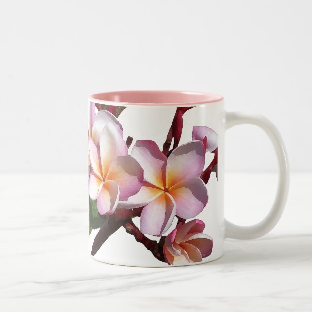 Plumeria Flowers Mug (Right)