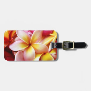 Plumeria Frangipani Hawaii Flower Customised Blank Luggage Tag