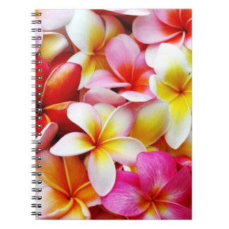 Plumeria Frangipani Hawaii Flower Customised Spiral Notebook