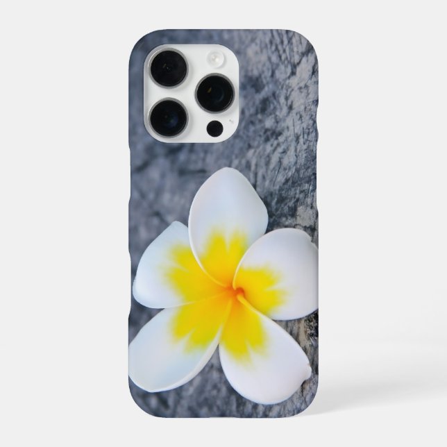 plumeria iPhone case (Back)