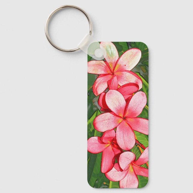 plumeria key ring (Front)