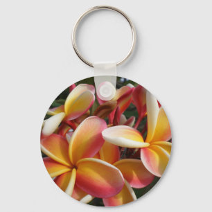 plumeria key ring