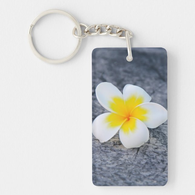 plumeria key ring (Front)