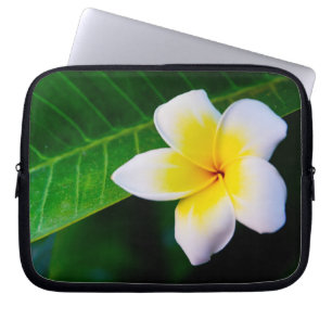 Plumeria Laptop Sleeve