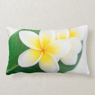 plumeria lumbar cushion