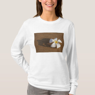 Plumeria on sandy beach, Maui, Hawaii, USA T-Shirt