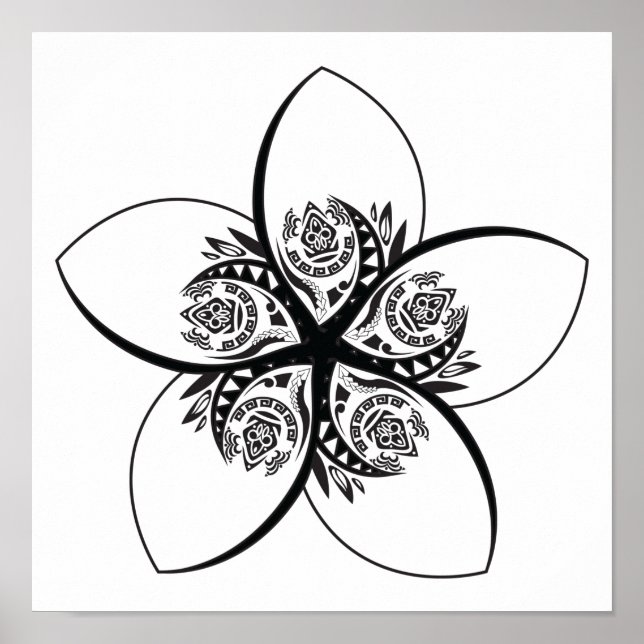plumeria poster (Front)