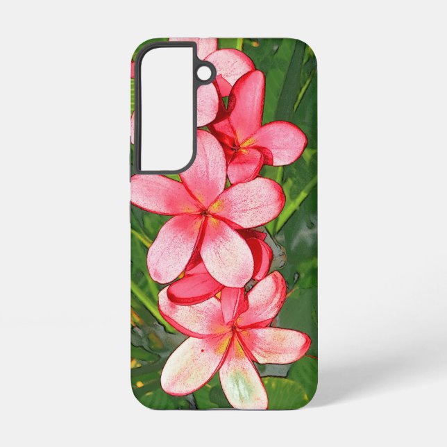 plumeria samsung galaxy s22 case (Back)