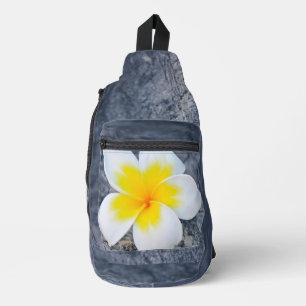 plumeria sling bag