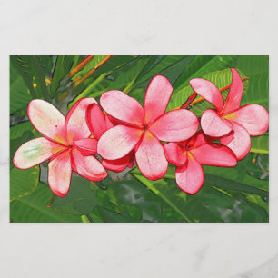 Plumeria Stationery