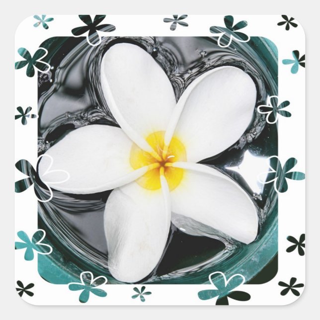 Plumeria Sticker (Front)