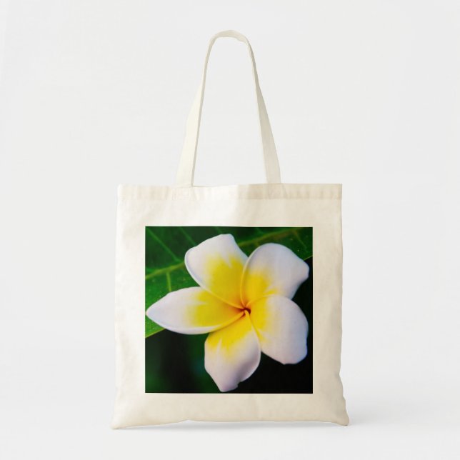 Plumeria Tote Bag (Front)