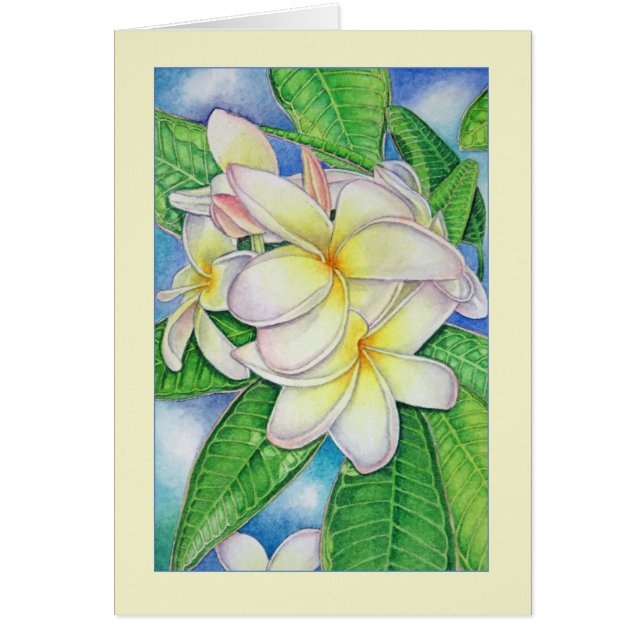 Plumeria Watercolor (Front)