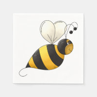 Plump Bee Paper Napkins