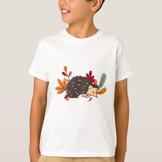 Plump Hedgehog T-Shirt (Front)