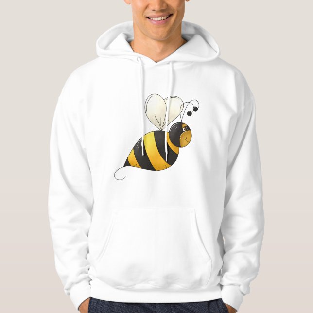 Plump Winged Bumble Bee Hoodie (Front)