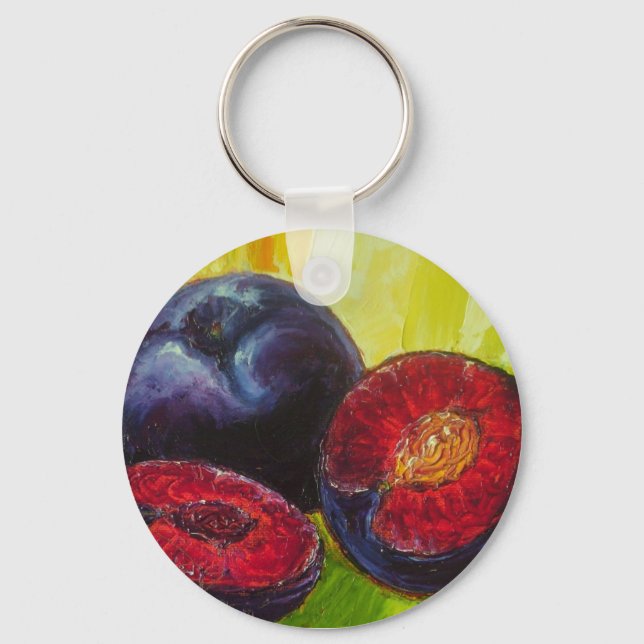 Plums Key Chain (Front)