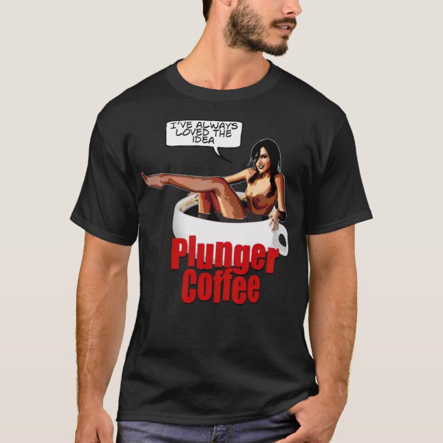 Plunger coffee cup christain  T-Shirt (Front)
