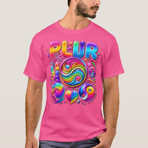 Plur Edc Edm Rave Dance Music Peace Love Unity Res T-Shirt