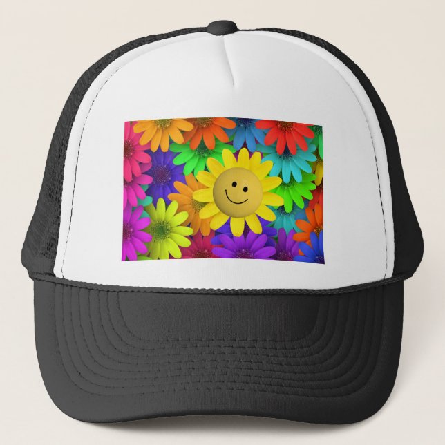 plur floral trucker hat (Front)