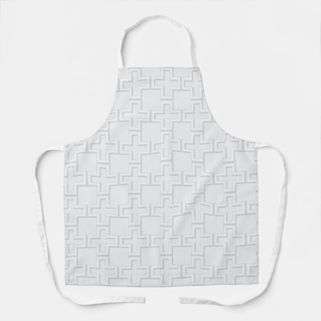 Plus Embossed Surface Pattern Apron (Front)