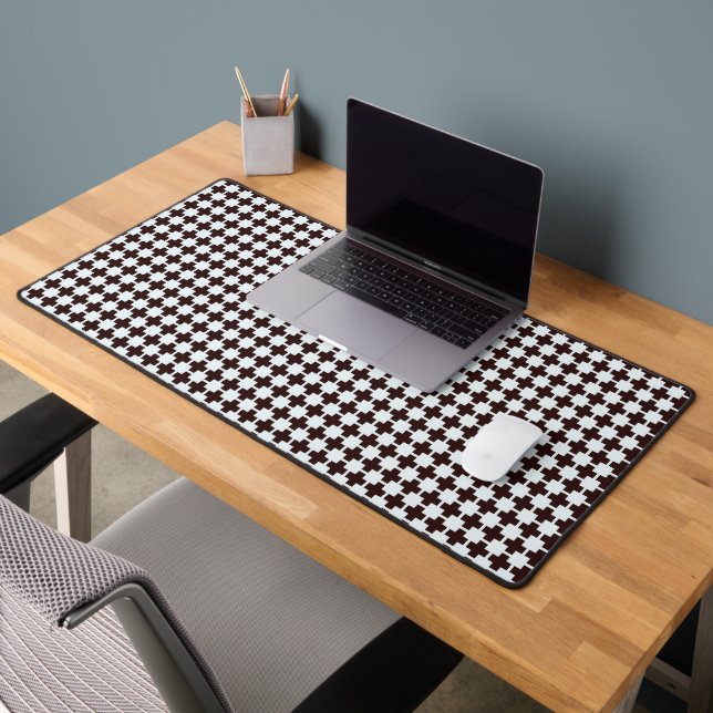 Plus Seamless Pattern Desk Mat (Office 2)