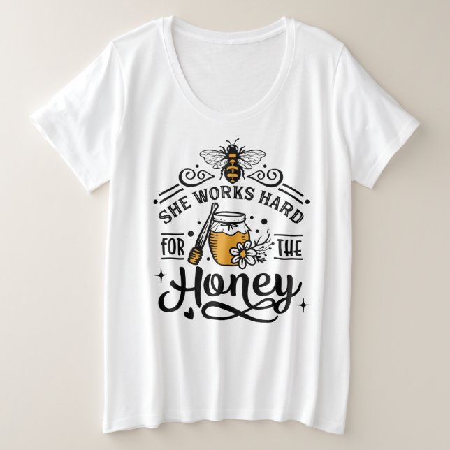  Plus-Size Basic T-Shirt Plus Size T-Shirt (Design Front)