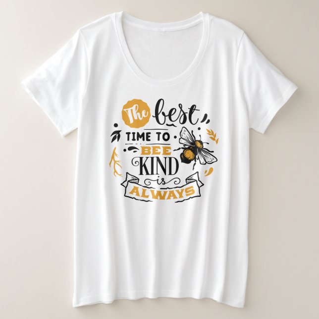  Plus-Size Basic T-Shirt Plus Size T-Shirt (Design Front)