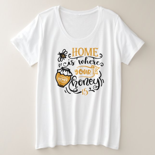  Plus-Size Basic T-Shirt Plus Size T-Shirt (Design Front)