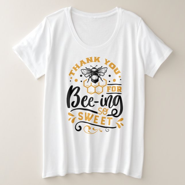  Plus-Size Basic T-Shirt Plus Size T-Shirt (Design Front)