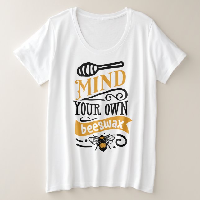  Plus-Size Basic T-Shirt Plus Size T-Shirt (Design Front)
