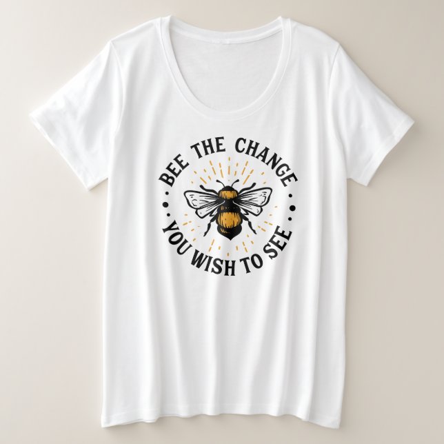  Plus-Size Basic T-Shirt Plus Size T-Shirt (Design Front)