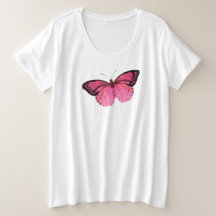 PLUS SIZE COTTON TEE SHIRT WITH CUSTOM NAME